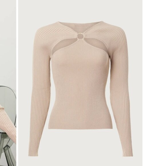 Louna O-Ring Sweater Top  Medium - Picture 2 of 10